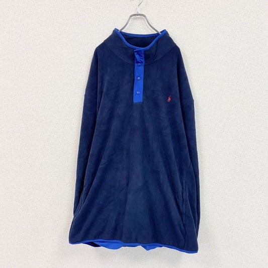 POLO RALPH RAUREN　ポロラルフローレン　フリースプルオーバー　紺　ネイビー　5XLサイズ