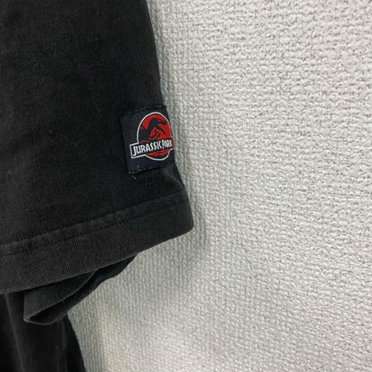 JURASSICPARK　ジュラシック・パーク　半袖プリントTシャツ　ムービーT　黒　ブラック　XLサイズ