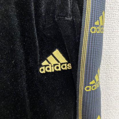 adidas　アディダス　トラックパンツ/ベロアパンツ　黒　ブラック　Mサイズ