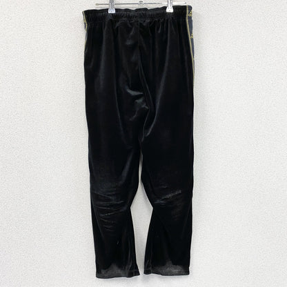adidas　アディダス　トラックパンツ/ベロアパンツ　黒　ブラック　Mサイズ