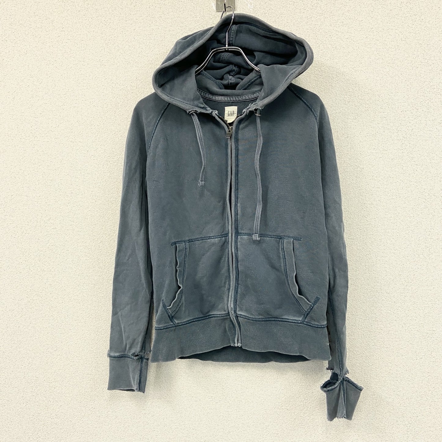 GAP　ギャップ　フルジップパーカー/フーディー　紺　ネイビー　XSサイズ