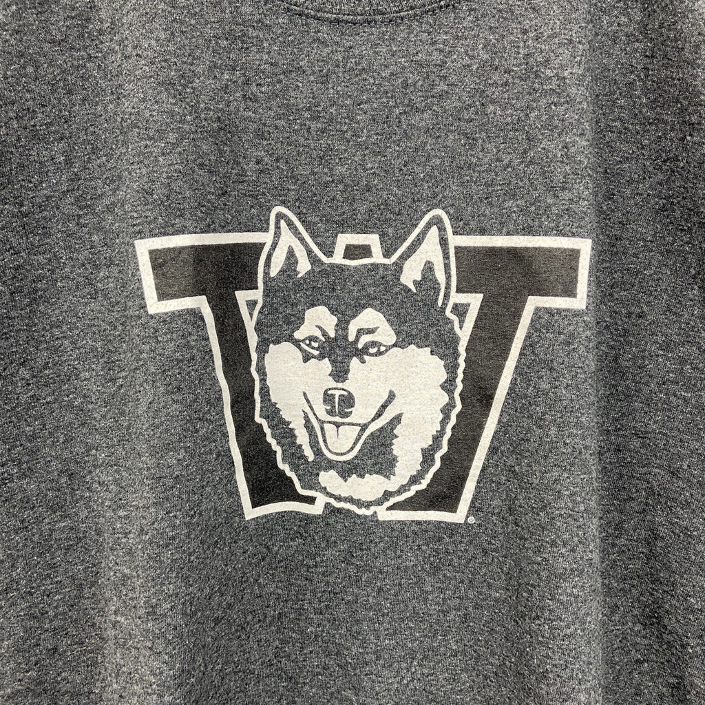 古着 used　Champion チャンピオン　半袖カレッジロゴプリントTシャツ　ワシントン大学　グレー　Lサイズ