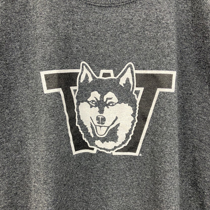 古着 used　Champion チャンピオン　半袖カレッジロゴプリントTシャツ　ワシントン大学　グレー　Lサイズ