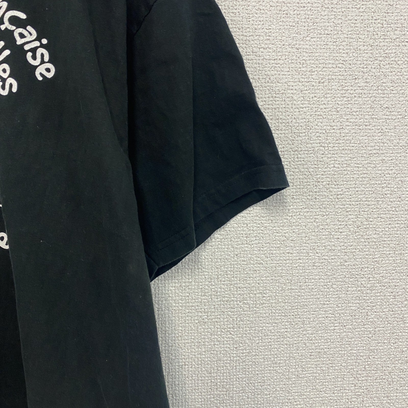 B＆C　半袖プリントTシャツ　ユーロ　黒　ブラック　Sサイズ