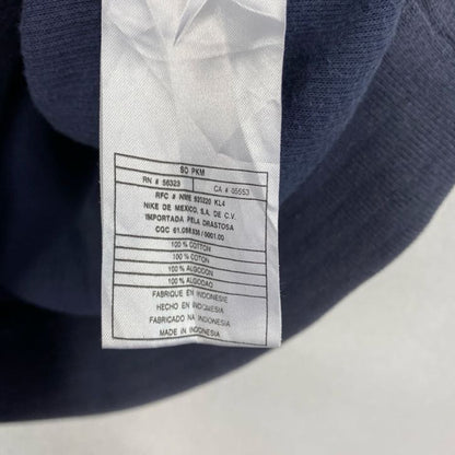 00s　NIKE GOLF　ナイキゴルフ　コットンニットベスト　ヴィンテージ　紺　ネイビー　Lサイズ