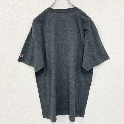 古着 used　Champion チャンピオン　半袖カレッジロゴプリントTシャツ　ワシントン大学　グレー　Lサイズ