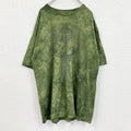 THE MOUNTAIN　ザマウンテン　半袖プリントTシャツ　タイダイ　緑　グリーン　2XLサイズ
