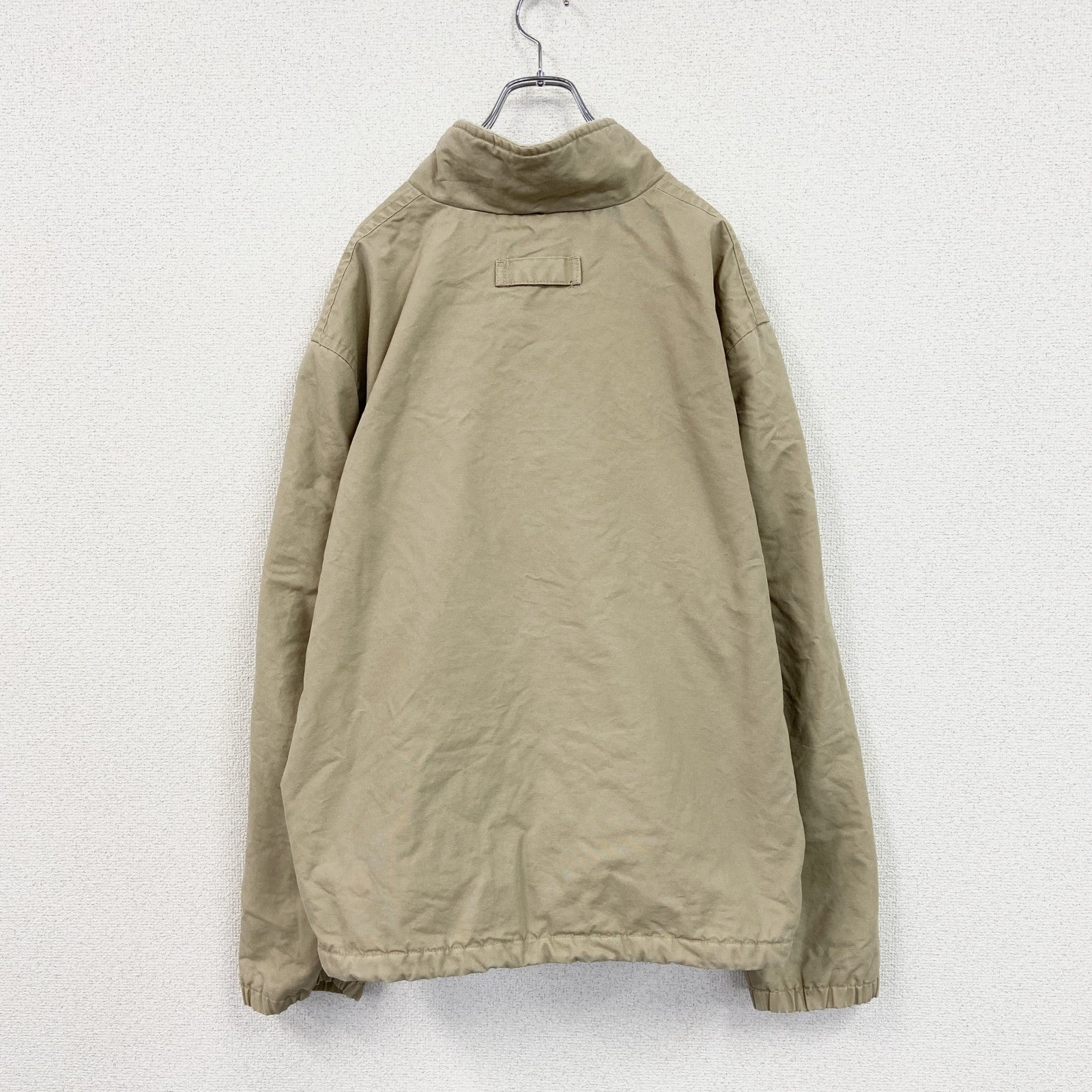 TOMMY HILFIGER　トミーヒルフィガー　フルジップブルゾン　ベージュ　XLサイズ