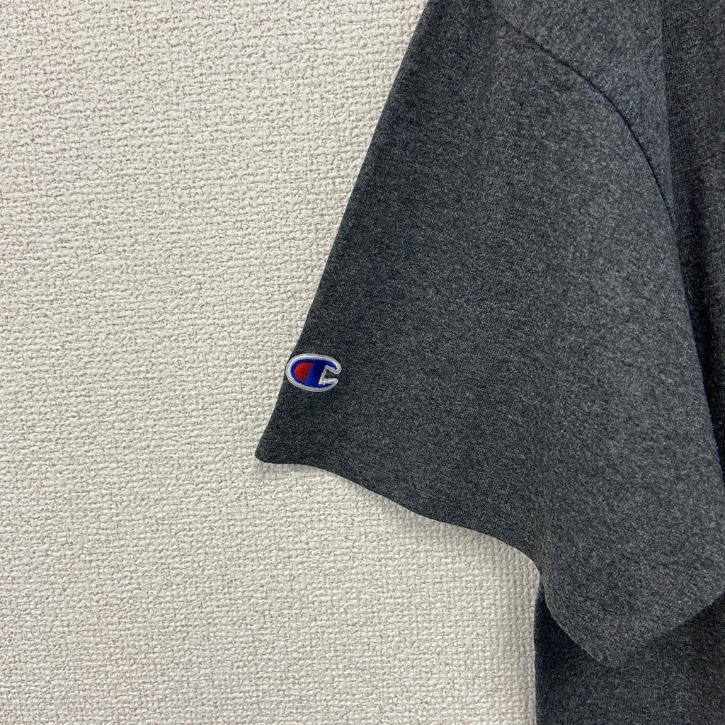 古着 used　Champion チャンピオン　半袖カレッジロゴプリントTシャツ　ワシントン大学　グレー　Lサイズ