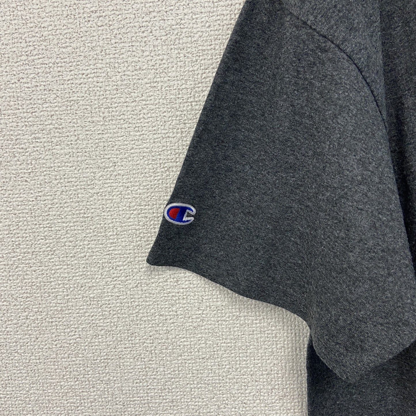 古着 used　Champion チャンピオン　半袖カレッジロゴプリントTシャツ　ワシントン大学　グレー　Lサイズ
