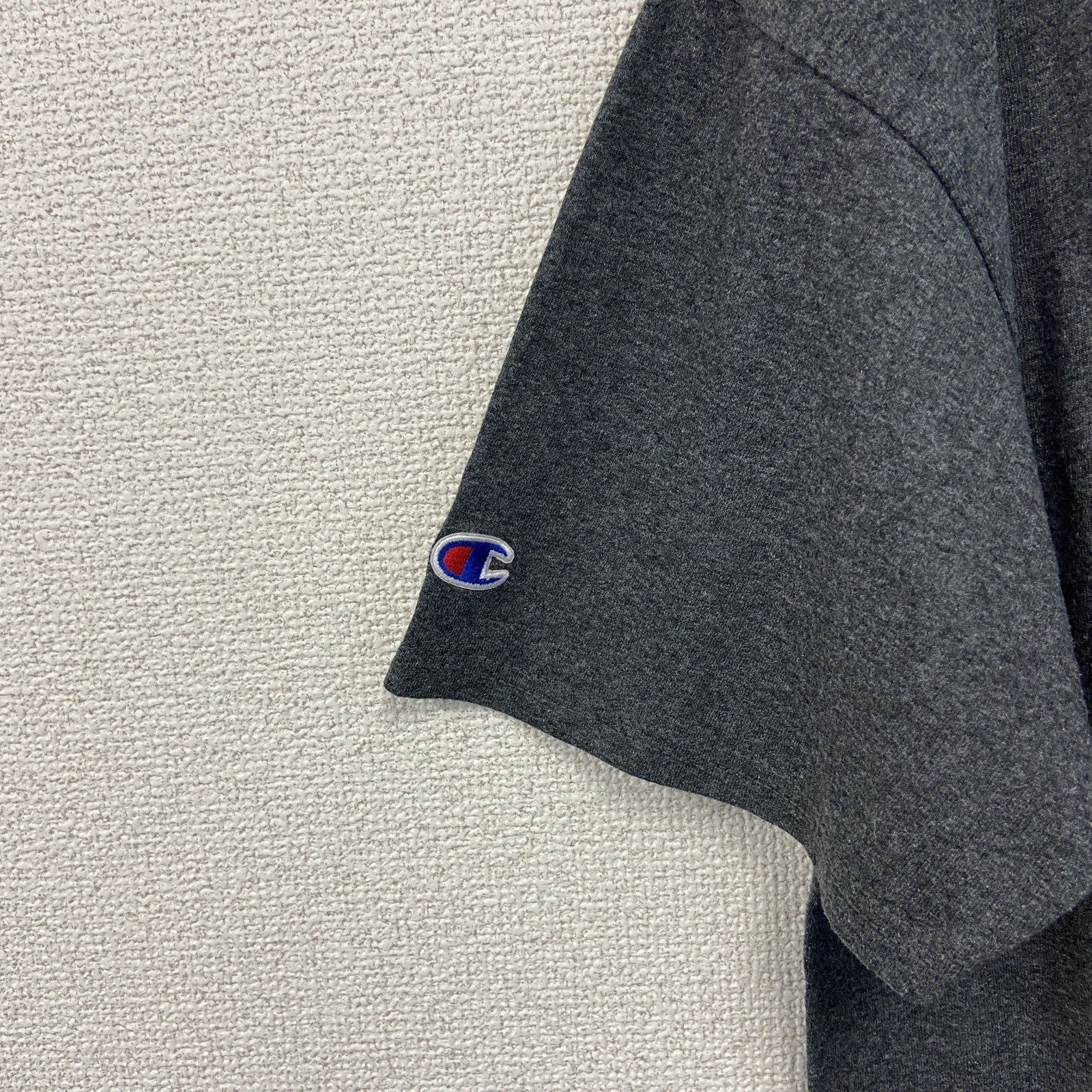 古着 used　Champion チャンピオン　半袖カレッジロゴプリントTシャツ　ワシントン大学　グレー　Lサイズ