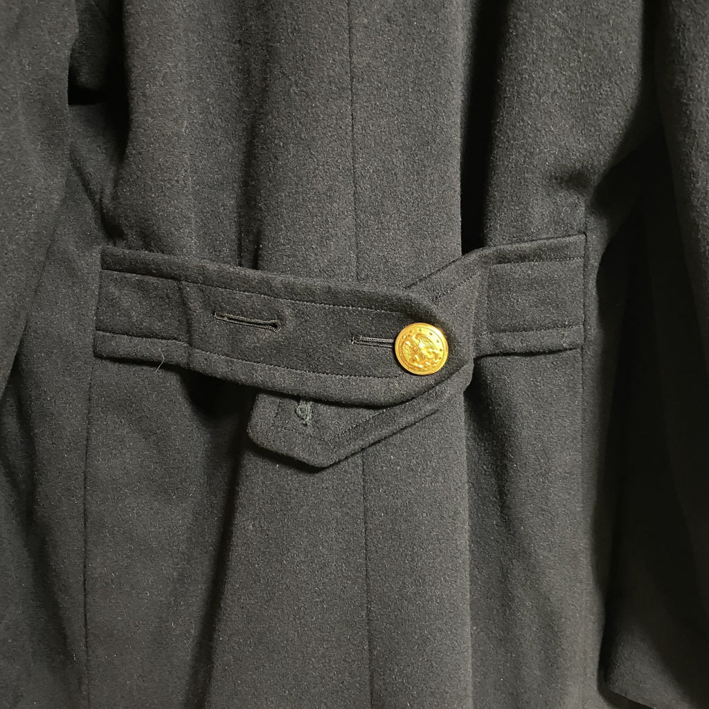 古着 used　50s　米海軍　U.S.NAVY　ピーコート　オフィサーコート　ミリタリー　黒　ブラック　ヴィンテージ