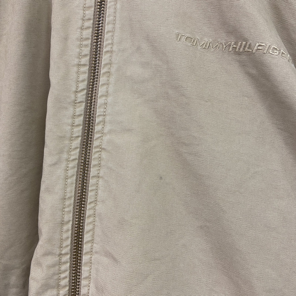 TOMMY HILFIGER　トミーヒルフィガー　フルジップブルゾン　ベージュ　XLサイズ