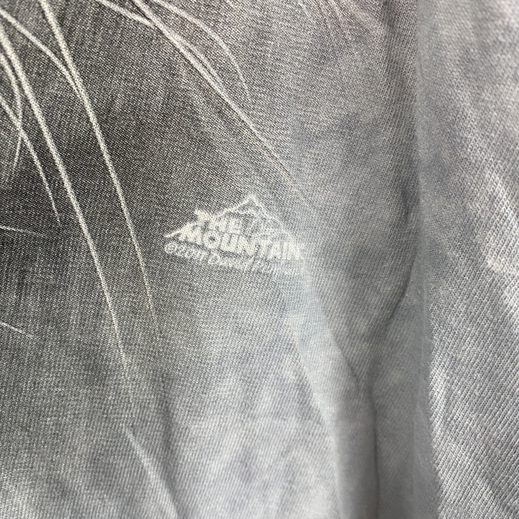 THE MOUNTAIN　ザマウンテン　半袖プリントTシャツ　アニマルT　タイダイ　灰色　グレー　2XLサイズ