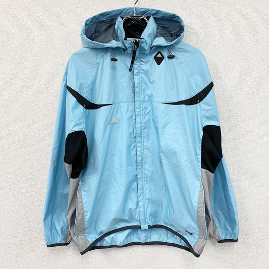 adidas　アディダス　トラックジャケット/ジャージ　水色　ライトブルー　Sサイズ