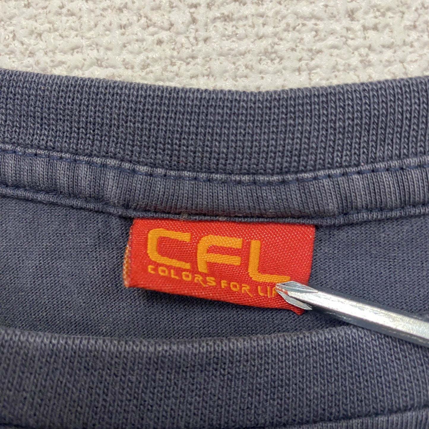 CFL　半袖プリントTシャツ　ゴースト　ヴィンテージ　ダークグレー　