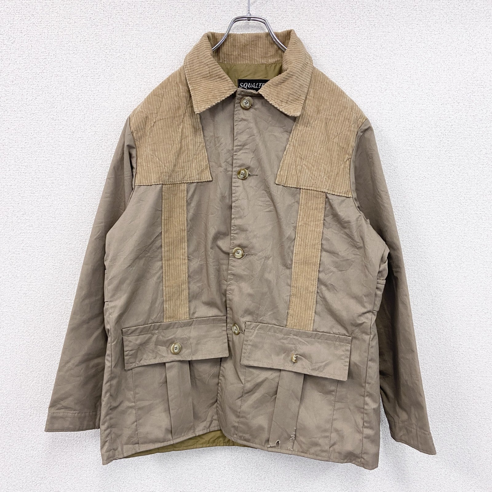 70s　SQUALTEX by redhead　レッドヘッド　ハンティングジャケット　ヴィンテージ　ベージュ　Lサイズ　