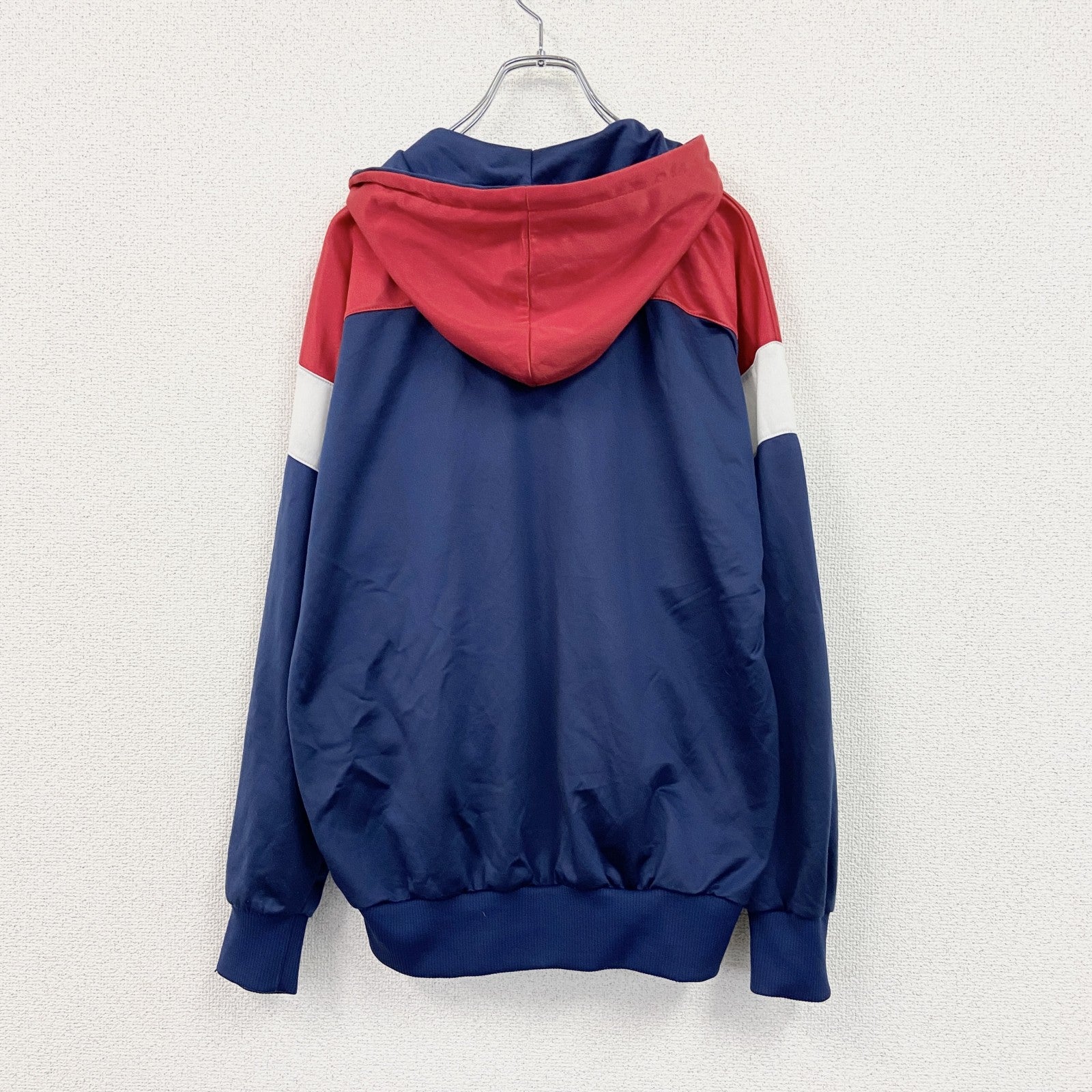 ～80s　PUMA　プーマ　フルジップジャージパーカー　ヴィンテージ　紺　ネイビー　4サイズ