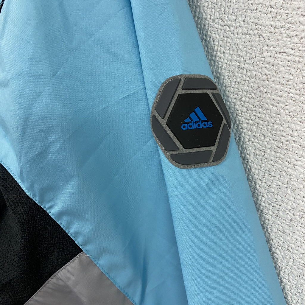 adidas　アディダス　トラックジャケット/ジャージ　水色　ライトブルー　Sサイズ