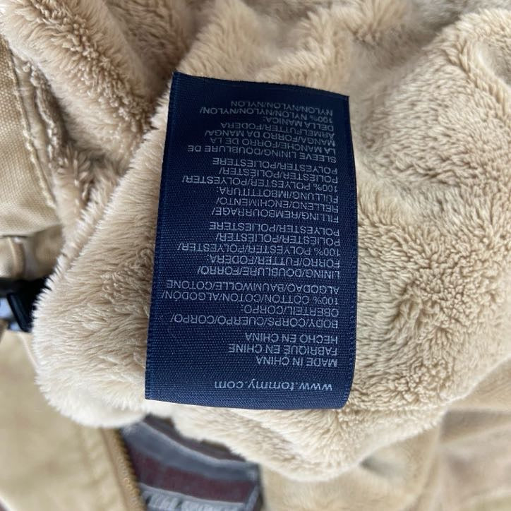 TOMMY HILFIGER　トミーヒルフィガー　フルジップブルゾン　ベージュ　XLサイズ