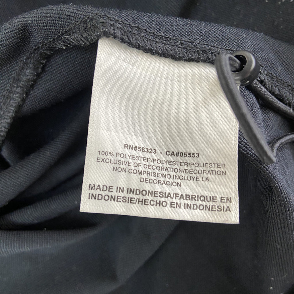 NIKE 　ナイキ　ハーフジップ半袖プルオーバー　黒　ブラック　Lサイズ