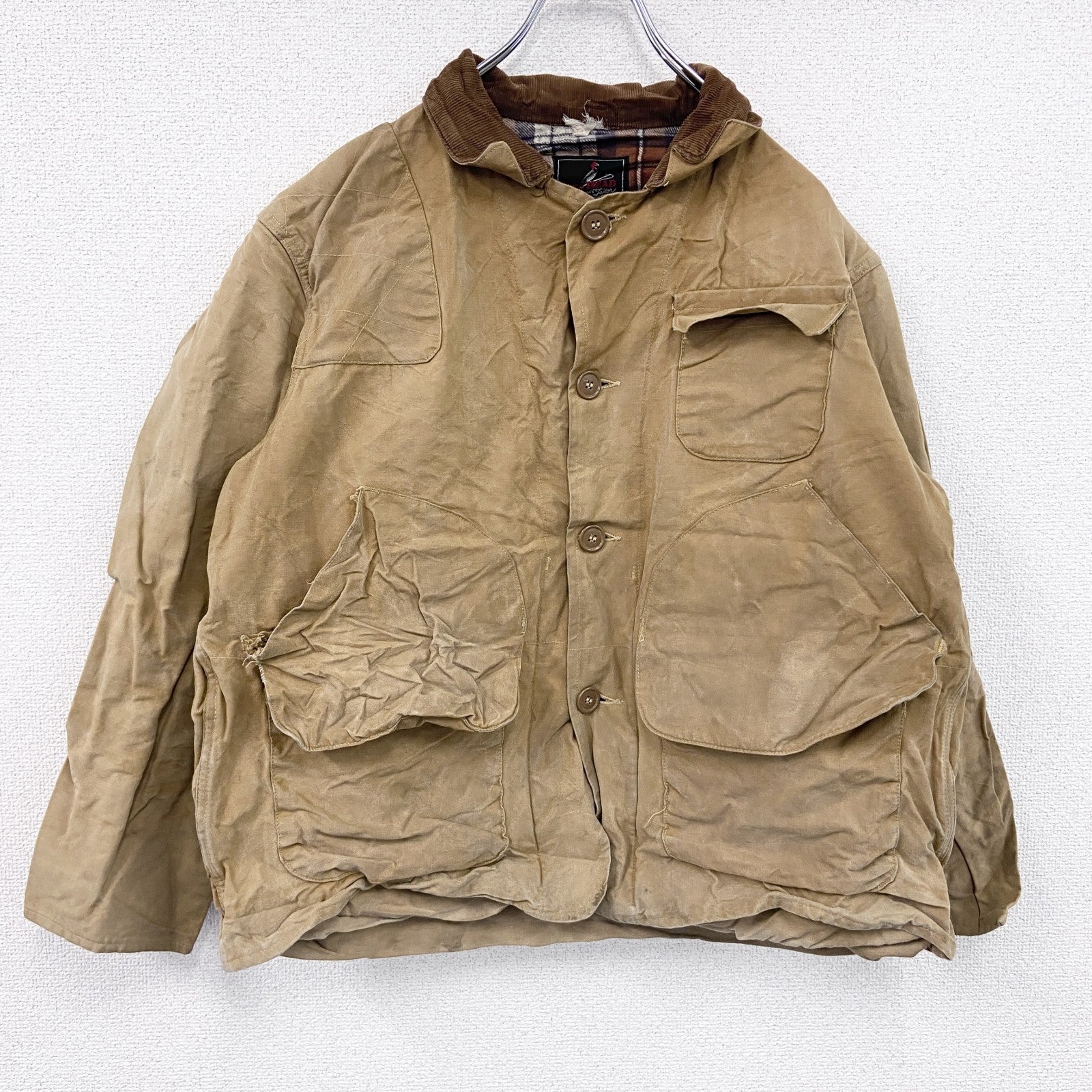 70s　RED HEAD　レッドヘッド　ハンティングジャケット　コーデュロイカラー　ヴィンテージ　茶色　ブラウン