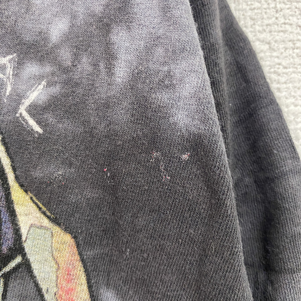 THE MOUNTAIN　ザマウンテン　半袖プリントTシャツ　アニマルT　タイダイ　灰色　グレー　Lサイズ
