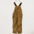 Carhartt　カーハート　オーバーオール/つなぎ　ブラウンダック　ダック地　ダブルニー　キャメル　W38