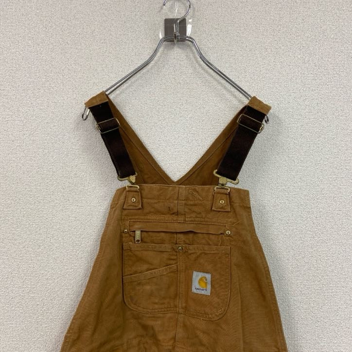 Carhartt　カーハート　オーバーオール/つなぎ　ブラウンダック　ダック地　ダブルニー　キャメル　W38