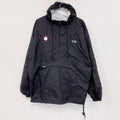 90s　PORT&COMPANY　アノラックナイロンパーカー　ヴィンテージ　黒　ブラック　XLサイズ