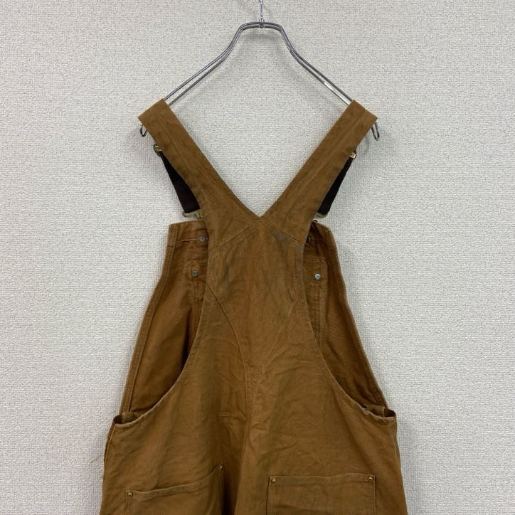 Carhartt　カーハート　オーバーオール/つなぎ　ブラウンダック　ダック地　ダブルニー　キャメル　W38