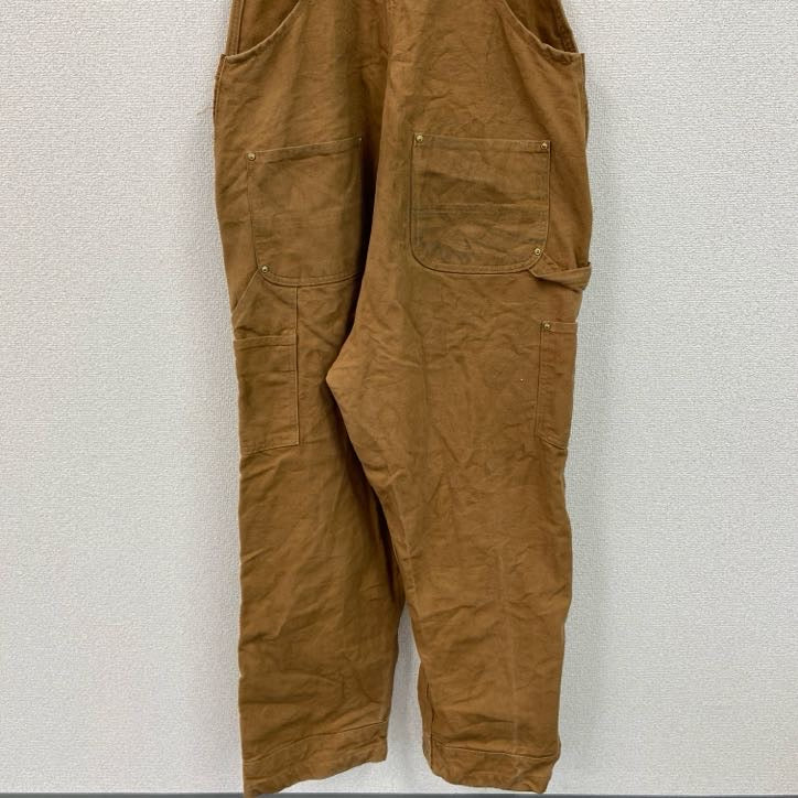 Carhartt　カーハート　オーバーオール/つなぎ　ブラウンダック　ダック地　ダブルニー　キャメル　W38