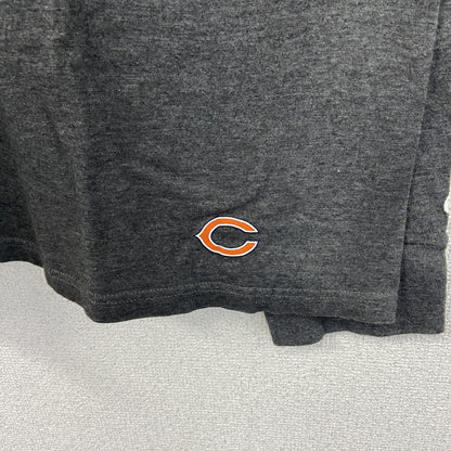 古着 used　NFL　CHICAGO BEARS　長袖ロゴプリントTシャツ　ダークグレー　ビックシルエット　XXXLサイズ