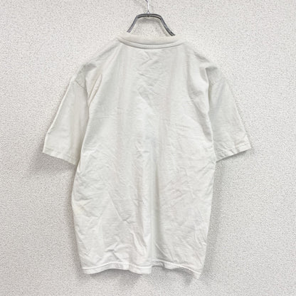 00s　半袖プリントTシャツ　アニマルT　エッフェル塔　ユーロヴィンテージ　白　ホワイト　