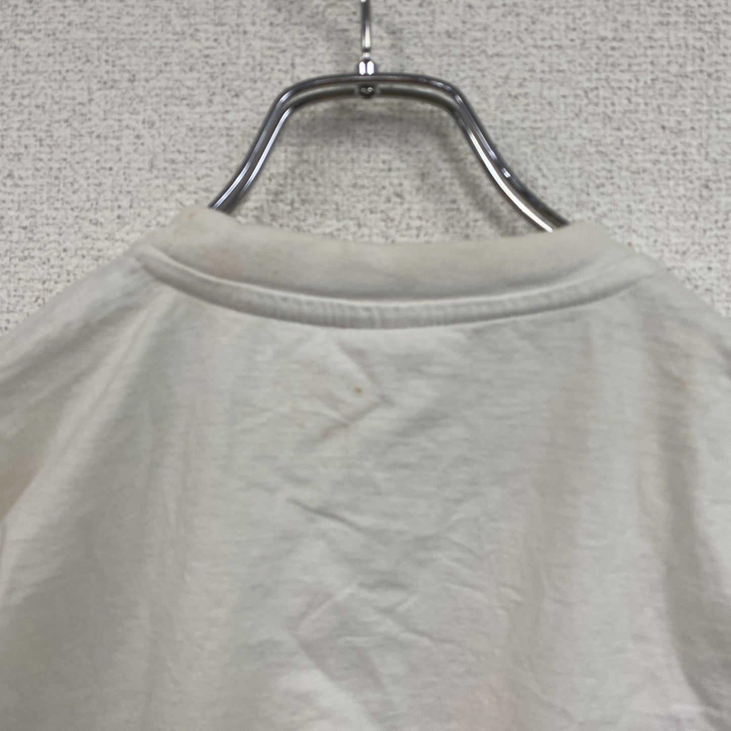 00s　半袖プリントTシャツ　アニマルT　エッフェル塔　ユーロヴィンテージ　白　ホワイト　