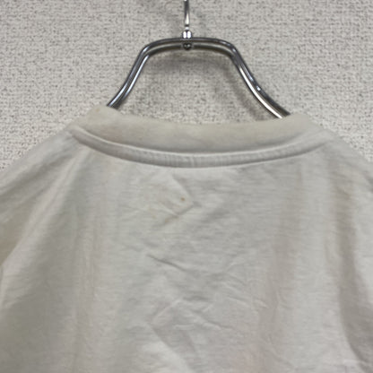 00s　半袖プリントTシャツ　アニマルT　エッフェル塔　ユーロヴィンテージ　白　ホワイト　