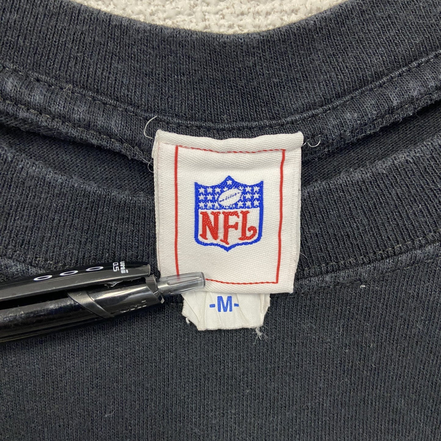 古着 used　NFL　ピッツバーグ・スティーラーズ　半袖プリントTシャツ　クルーネック　黒　ブラック　Mサイズ