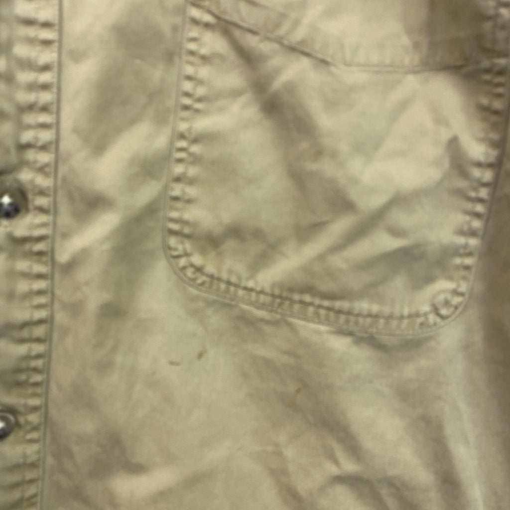 Carhartt　カーハート　長袖ボタンダウンシャツ　ワークシャツ　ベージュ　Lサイズ