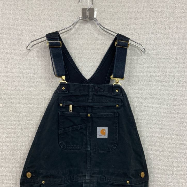 Carhartt　カーハート　オーバーオール/つなぎ　ダック地　ダブルニー　黒　ブラック　W38