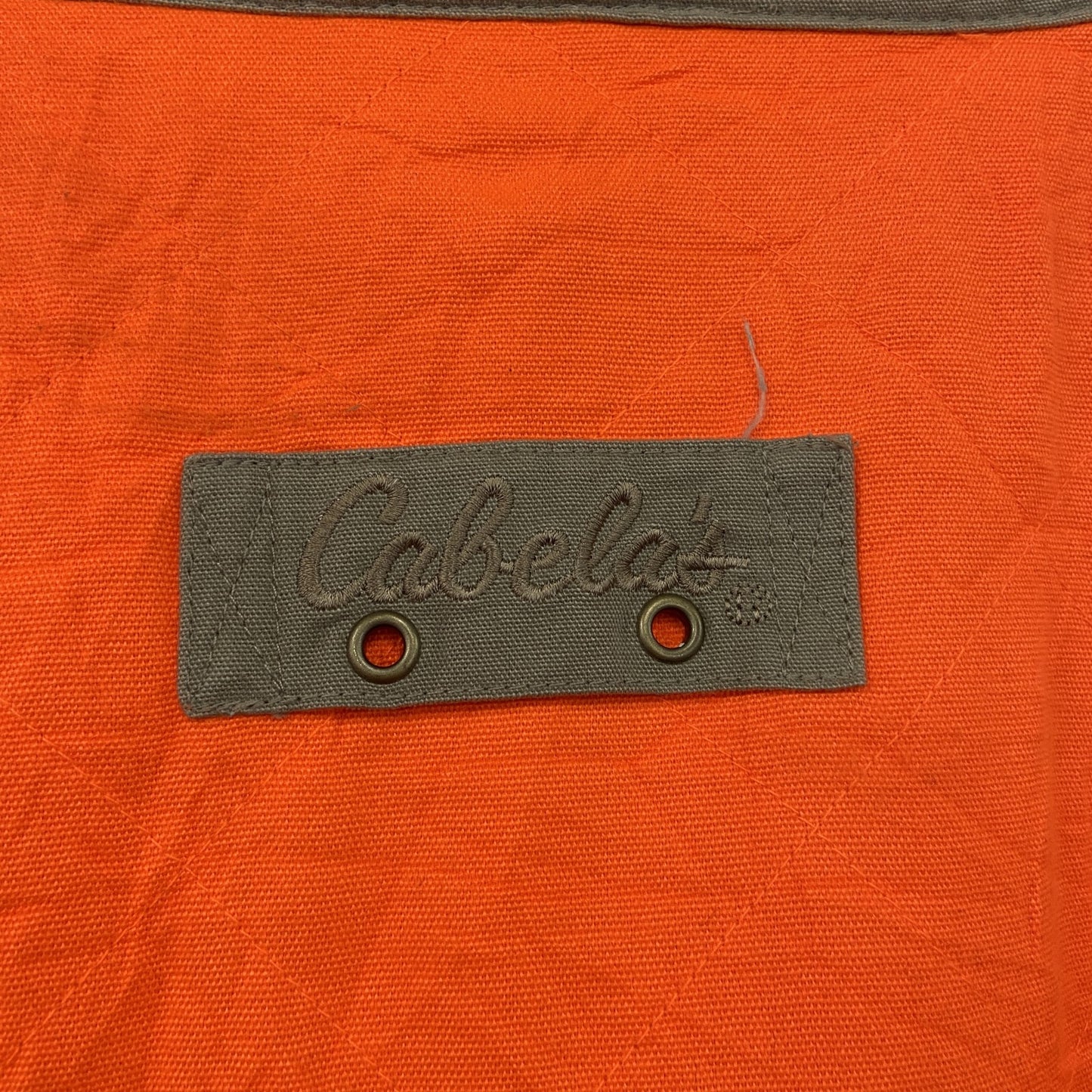 90s～　Cabela's　カベラス　ハンティングジャケット　ヴィンテージ　グレー　オレンジ　2XLサイズ　