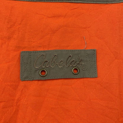 90s～　Cabela's　カベラス　ハンティングジャケット　ヴィンテージ　グレー　オレンジ　2XLサイズ　