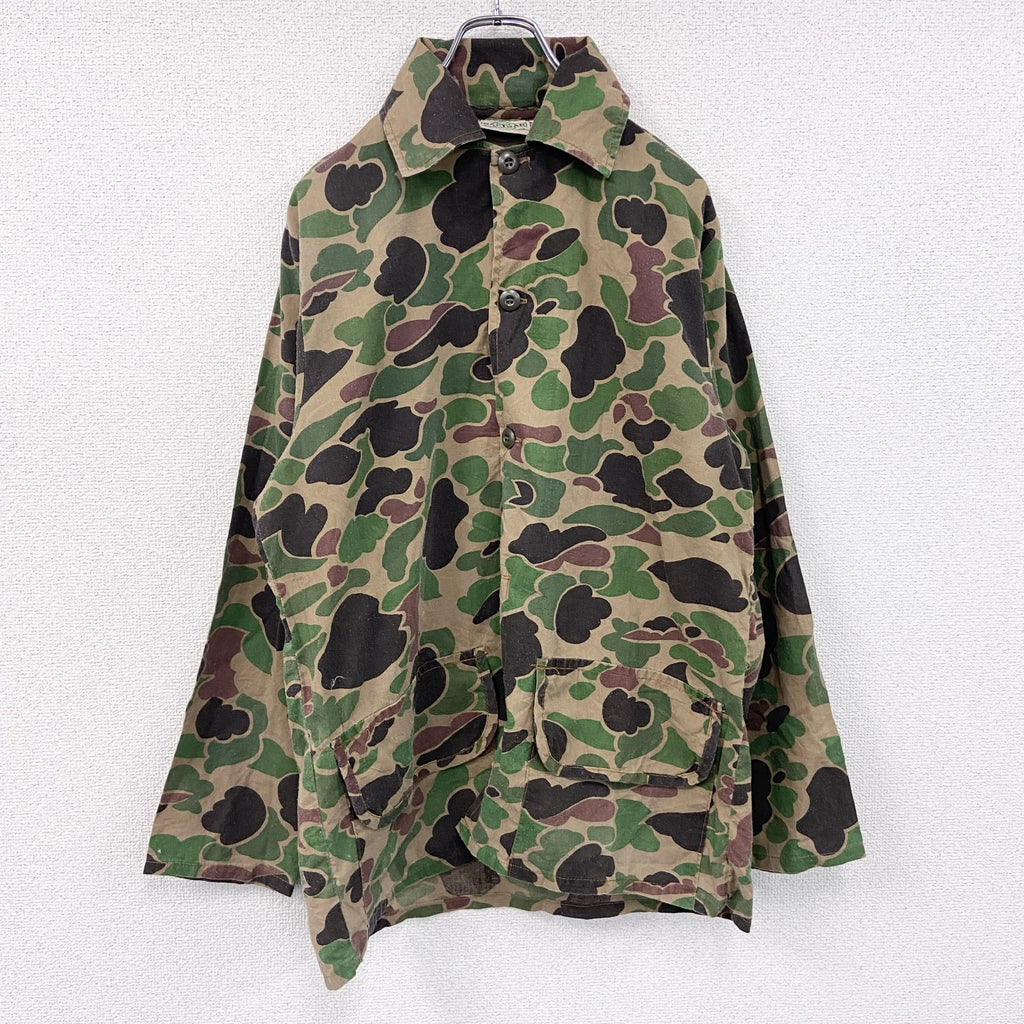 70s～　SAF TBAK　セフトバック　ハンティングシャツジャケット　ヴィンテージ　カモフラージュ　迷彩柄