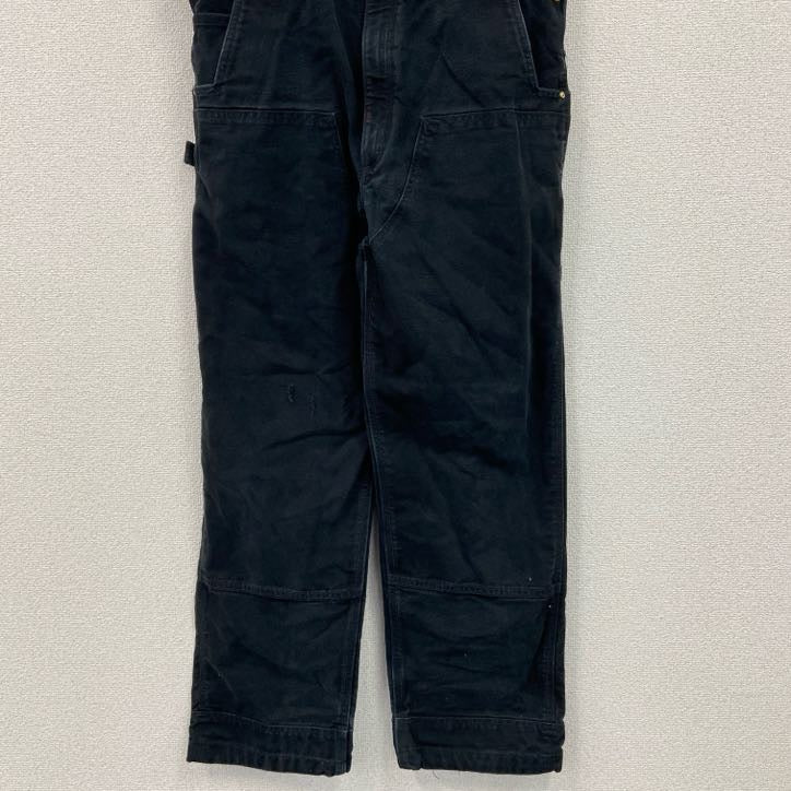 Carhartt　カーハート　オーバーオール/つなぎ　ダック地　ダブルニー　黒　ブラック　W38