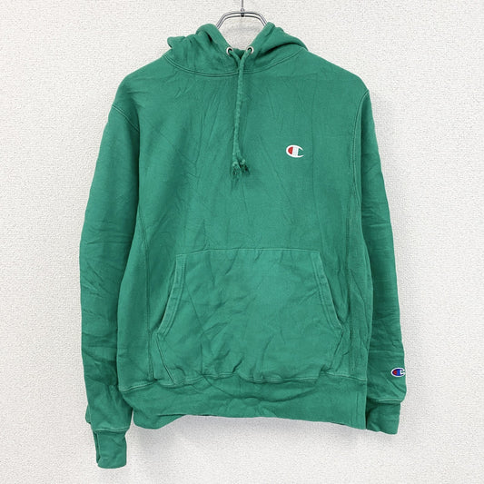 Champion　チャンピオン　リバースウィーブ　スウェットパーカー/フーディー　ヘビーウエイト　現行　緑　グリーン　Sサイズ