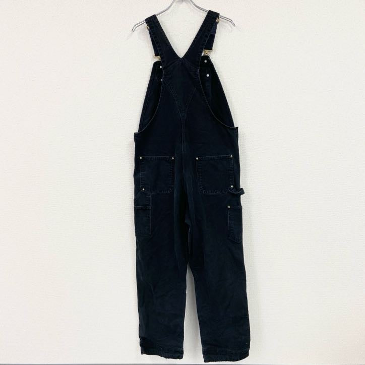 Carhartt　カーハート　オーバーオール/つなぎ　ダック地　ダブルニー　黒　ブラック　W38