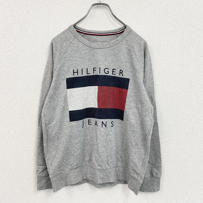 TOMMY HILFIGER　トミーヒルフィガー　スウェット/トレーナー　ラグランスリーブ　灰色　グレー　Sサイズ