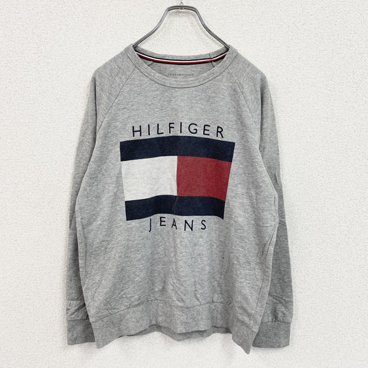 TOMMY HILFIGER　トミーヒルフィガー　スウェット/トレーナー　ラグランスリーブ　灰色　グレー　Sサイズ