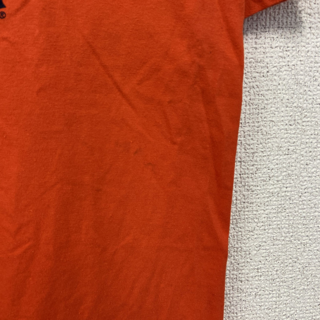 古着 used　NIKE ナイキ　半袖ビックロゴプリントTシャツ　MLB　デトロイトタイガース　オレンジ　野球　Lサイズ