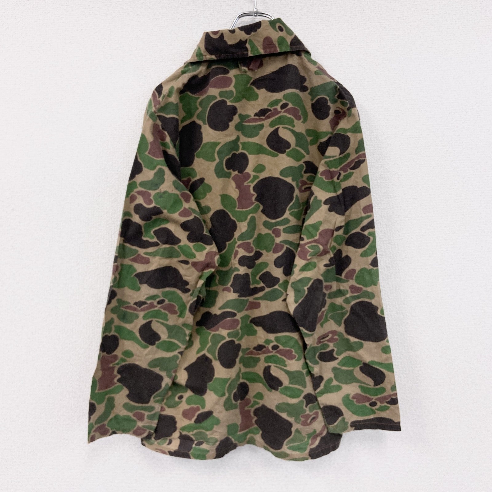 70s～　SAF TBAK　セフトバック　ハンティングシャツジャケット　ヴィンテージ　カモフラージュ　迷彩柄
