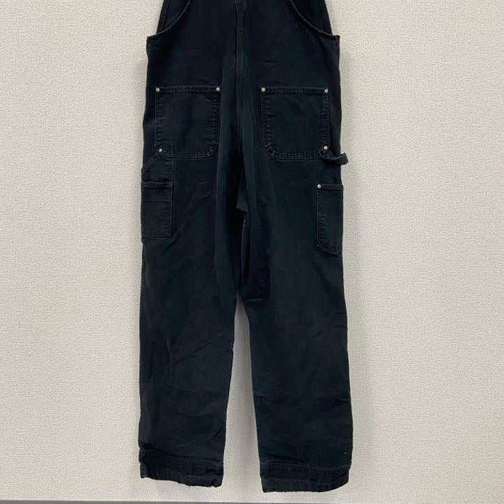 Carhartt　カーハート　オーバーオール/つなぎ　ダック地　ダブルニー　黒　ブラック　W38